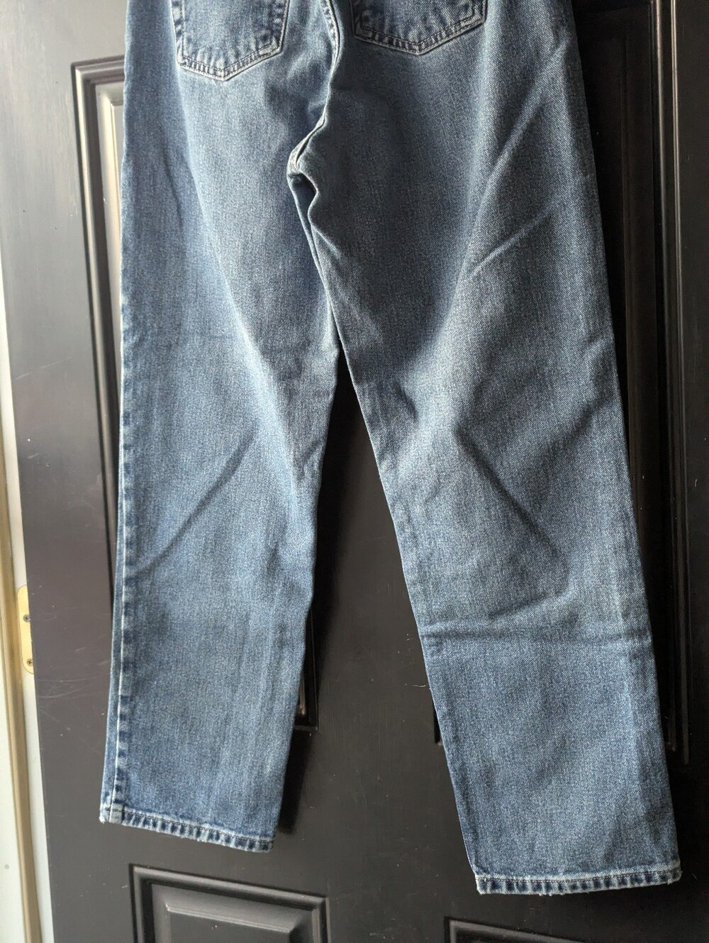 St. John's Bay Classic Fit Medium Blue Straight Leg Denim Jeans Size 8P Y2K - Picture 8 of 15